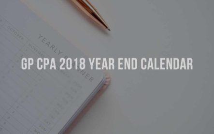 GP CPA 2018 Year End Calendar